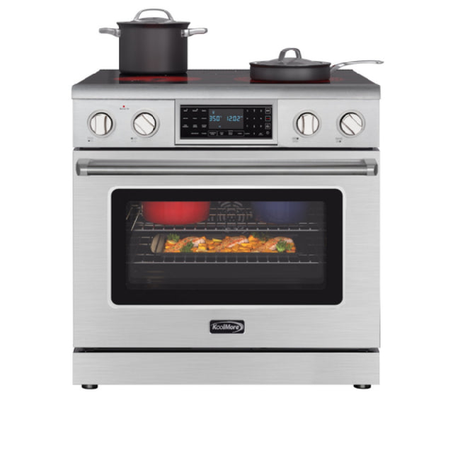 Koolmore KM-EPR-36TDP-SS Residential Professional Electric Range 36"W X 27-1/2"D X 39"H