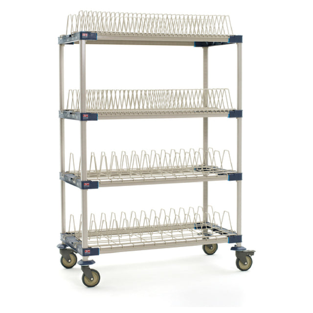 Metro MAX4-PR48VX3 MetroMax® 4 Mobile Drying Rack Unit 48"W X 24"D X 68"H 4-tier