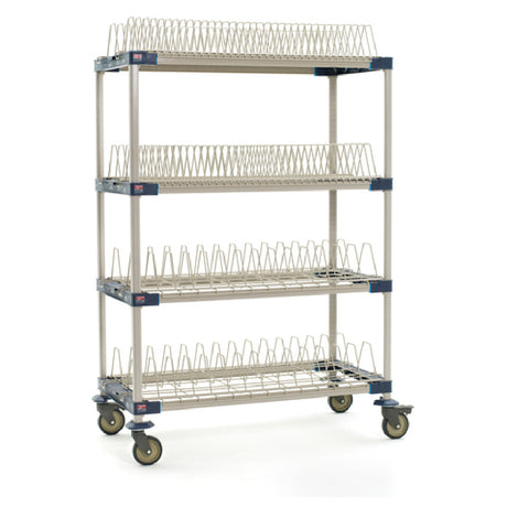 Metro MAX4-PR48VX4 MetroMax® 4 Mobile Drying Rack Unit 48"W X 24"D X 68"H 4-tier