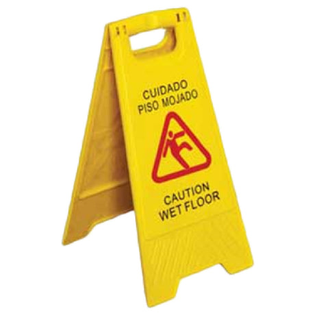 Royal Industries ROY WS CA Caution Sign 25"H “Wet Floor”