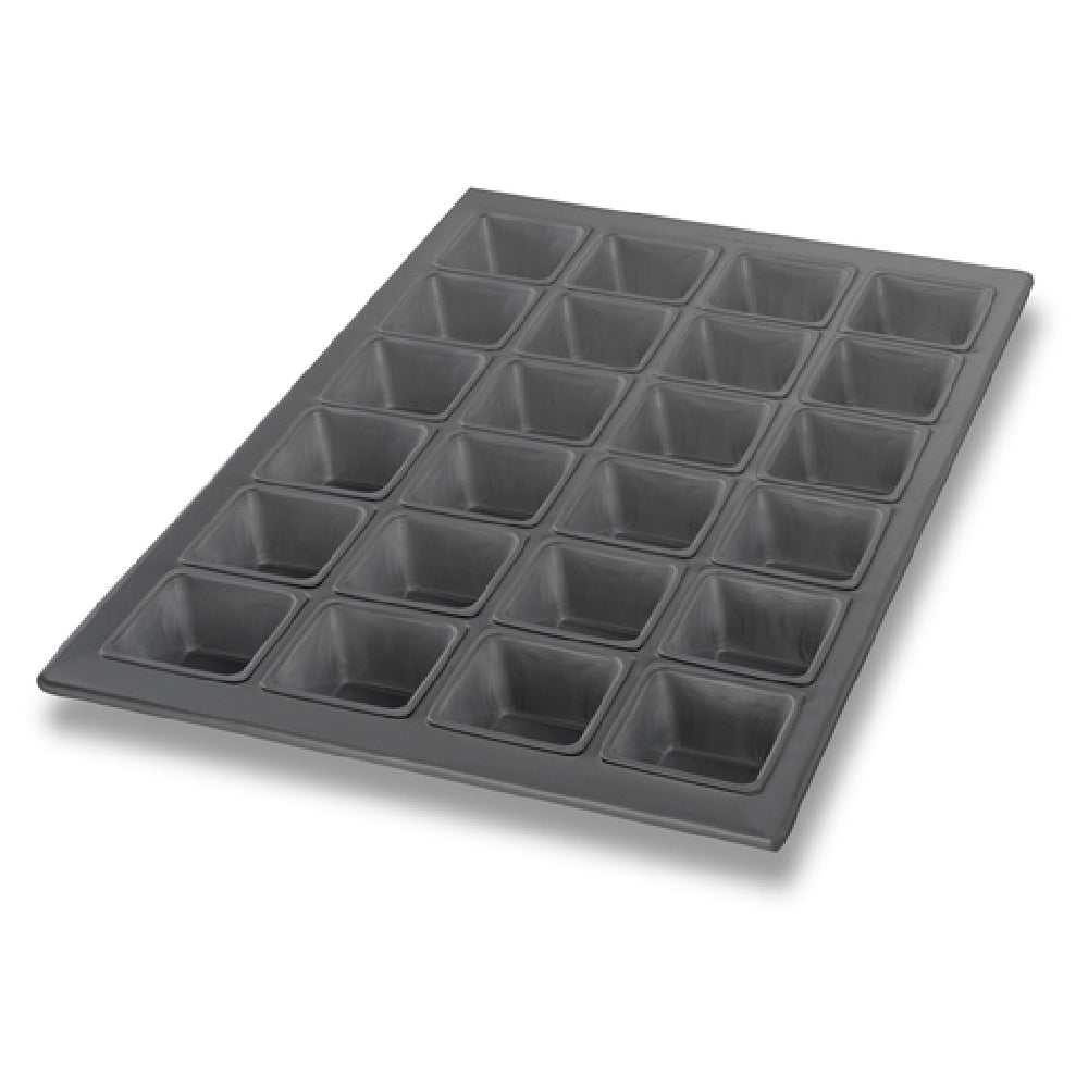 Chicago Metallic 46601 Muffin Pan 14-1/8" X 20-3/4" Overall Makes (24) 2-5/8" Square Muffins