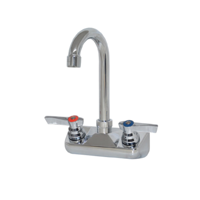 Winholt WS-G.NECK-WH - Winholt Goose Neck Faucet, Wall Or Splash-mounted, 4" Swing Gooseneck Spout