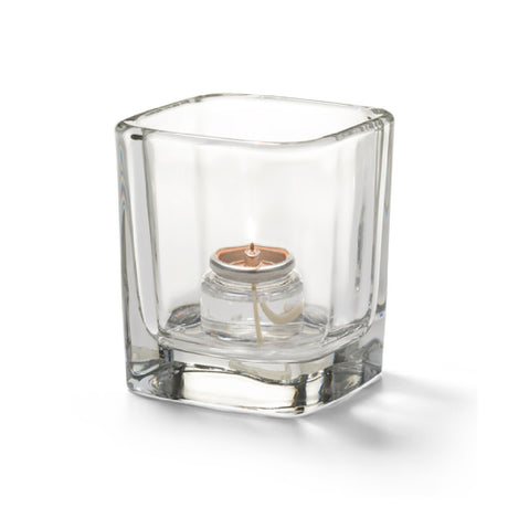 Hollowick 6505C Tetra™ Votive 3-1/2"H X 3" Sq. Accommodates Hollowick's HD8