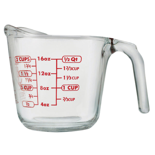 Harold Import Co. 4902 Anchor Hocking Measuring Cup 16 Oz. Oven Proof Glass