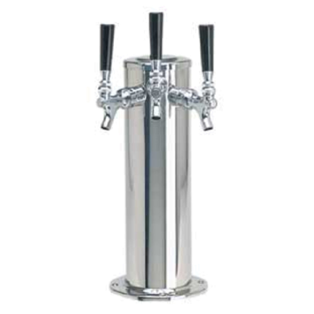 Micro Matic DS-143-PSSKR Column Draft Beer Tower Countertop 4" Dia. X 13-3/4"H