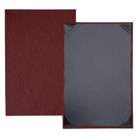 Risch VIENNA-1V 11X17 Vienna Hardback Wave-patterned Menu Cover (specify Color)