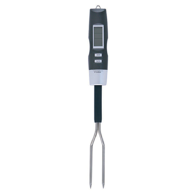 Chef Master 40112Y Mr. Bar-B-Q® BBQ Meat Temperature Fork Digital Anti-slip Handle