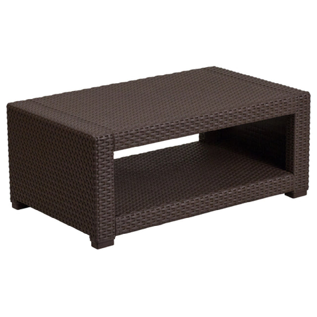 Flash Furniture DAD-SF1-R-GG Outdoor Coffee Table 36-1/2"W X 22"D X 15"H Rectangular