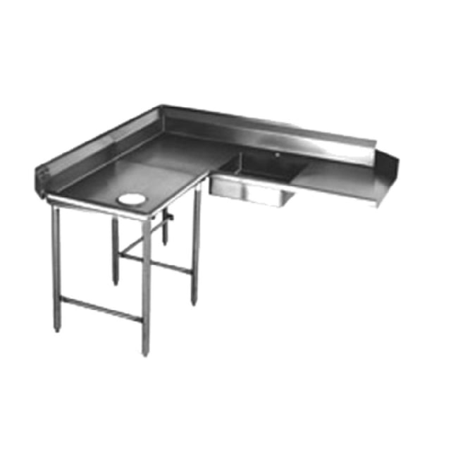 Eagle SDTCL-120-14/3 Spec-Master® Soiled Dishtable Corner Design 120" Machine To Corner