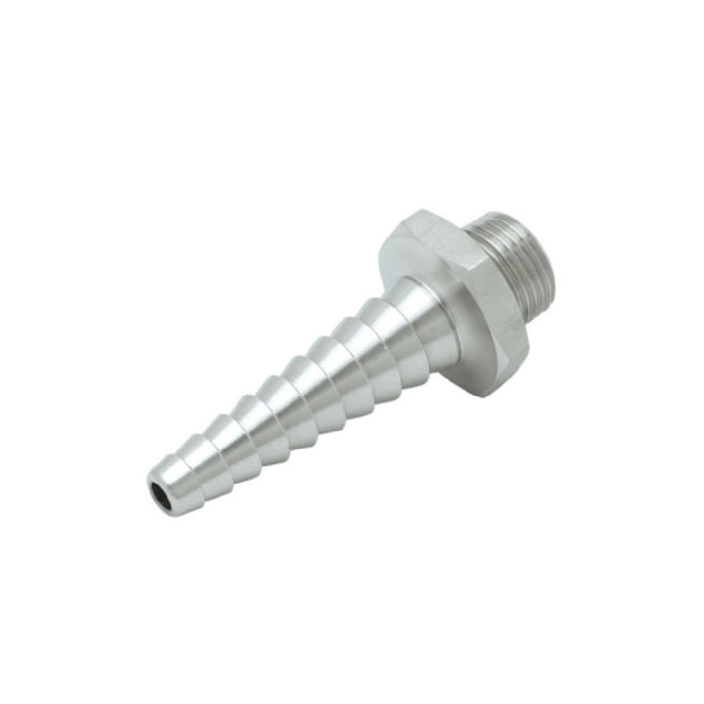 T&S Brass S-0198-FD10 Serrated Tip Outlet With Body 1.0 GPM Flow Device And 3/8" NPT Male Inlet