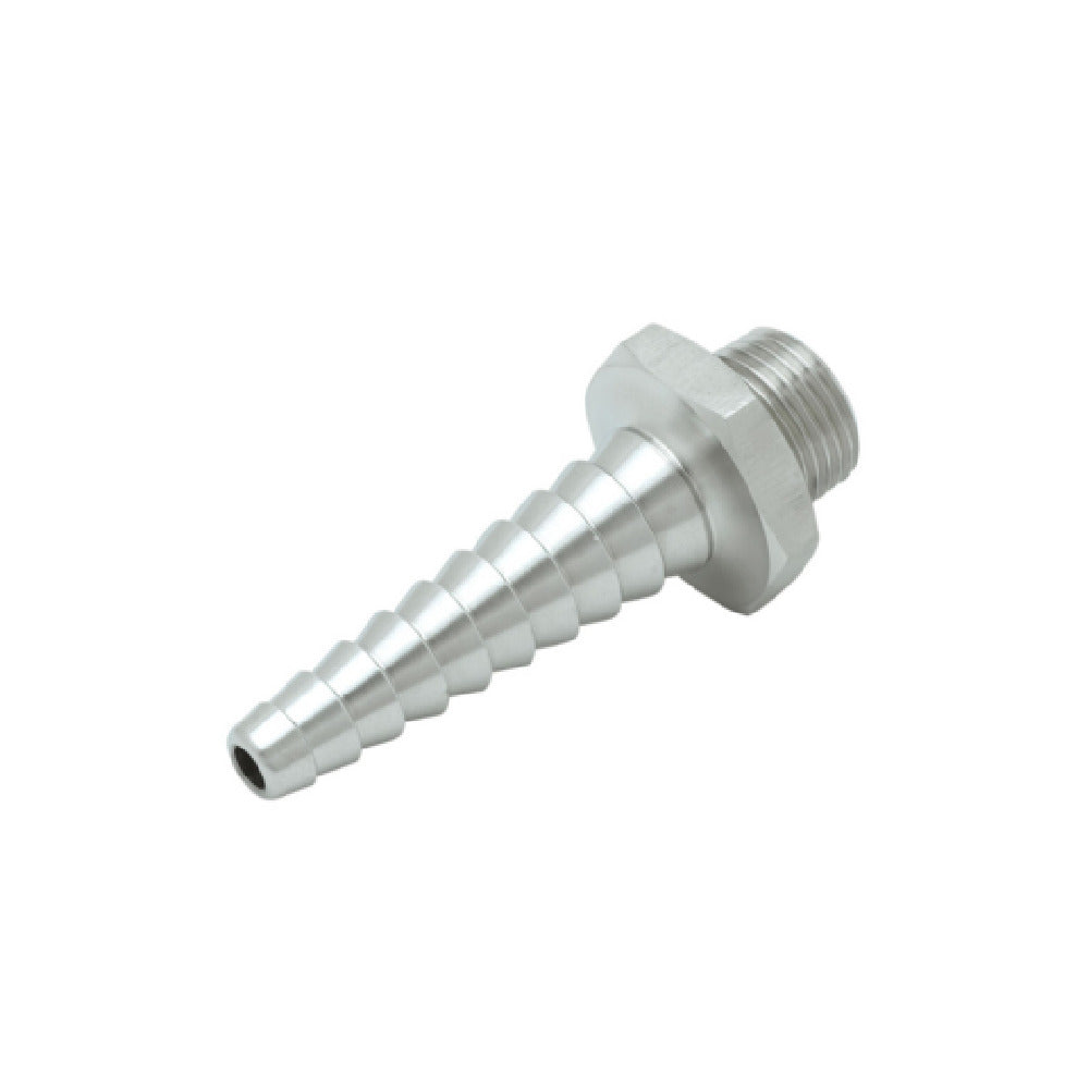 T&S Brass S-0198-FD10 Serrated Tip Outlet With Body 1.0 GPM Flow Device And 3/8" NPT Male Inlet