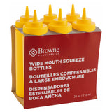 Browne Foodservice 57802517 Squeeze Bottle 24 Oz. Wide Mouth