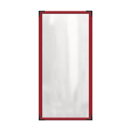 Risch TES 5.5X14-LEATHERETTE Deluxe Sewn Leatherette Menu Cover (specify Color)