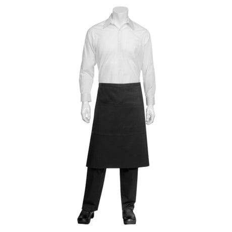 Chef Works REVF24-BLK-0 Apron 27"L X 26"W Reversible