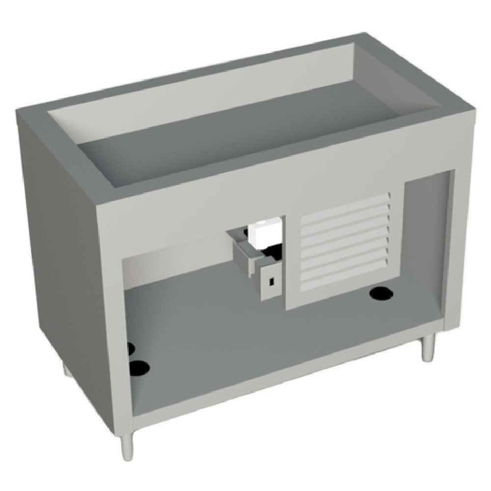 Duke 315-25SS AeroServ™ Cold Pan Unit 46"W X 24-1/2"D X 36"H 20 Ga Stainless Steel Top