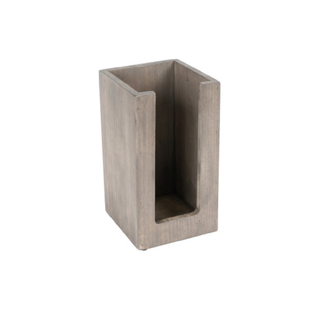 Cal Mil 298-110 Aspen Cup And Lid Organizer 4-1/2" X 4-1/2" X 8-1/2"H Gray-washed Pine Wood