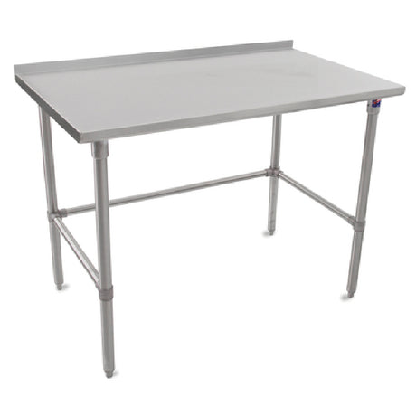 John Boos ST6R1.5-30120SBK Work Table 120"W X 30"D 16/300 Stainless Steel Top With 1-1/2"H Rear Up-turn