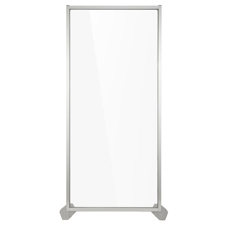 Bon Chef 90225-36 - Health & Safety Partition, 37"W X 72"H, Anodized Aluminum Frame