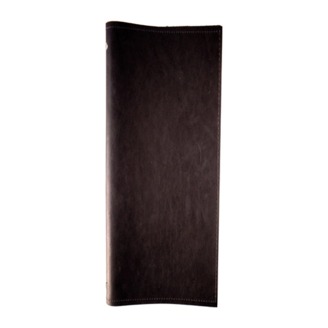 Risch GENUINE-BINDER 4.25X14 - Genuine Leather Binder (specify Color), 4-1/4" X 14"
