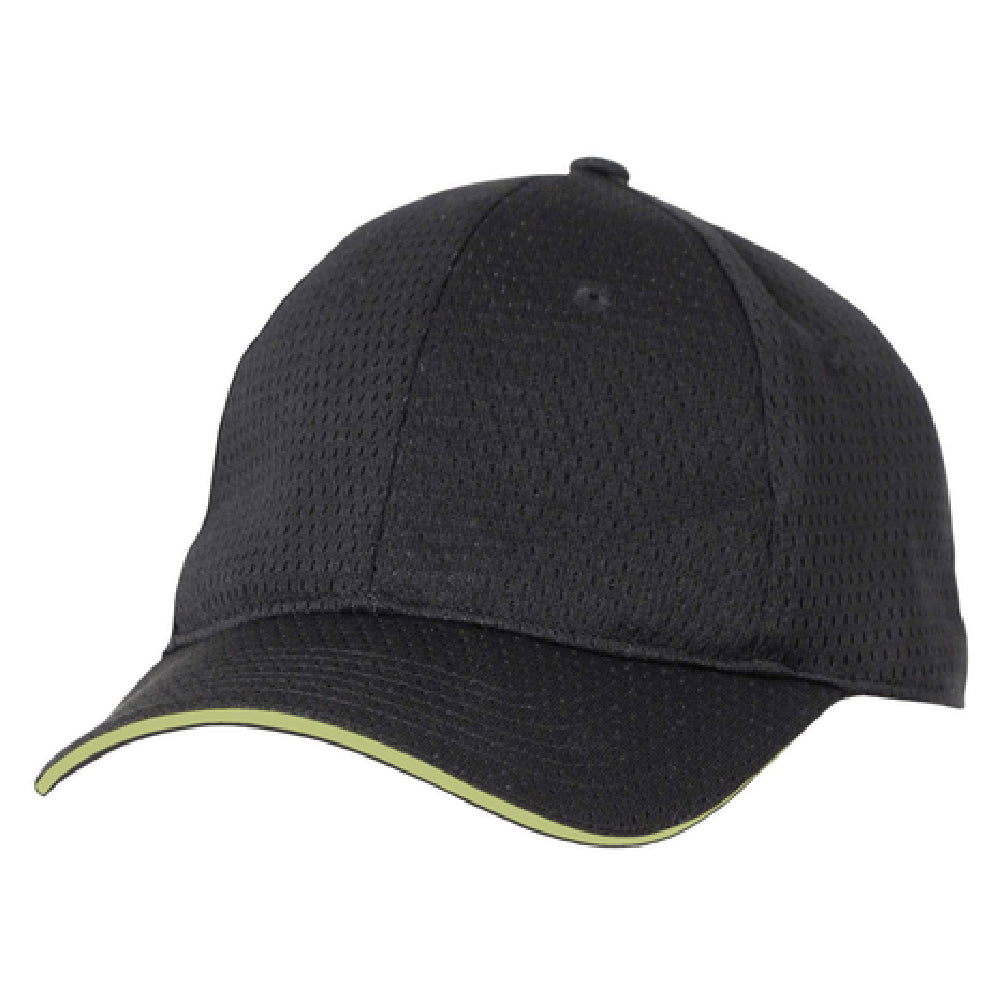 Chef Works BCCTLIM0 Baseball Cap All Over Cool Vent™ Contrast Color Sandwich Trim