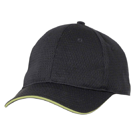 Chef Works BCCT-LIM-0 Baseball Cap All Over Cool Vent™ Contrast Color Sandwich Trim