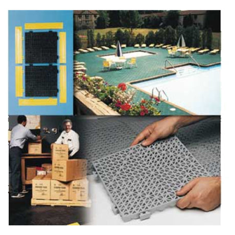 Cactus Mat 2557STD Poly-Lok Vinyl Tile 12" X 12" 3/4" Thick