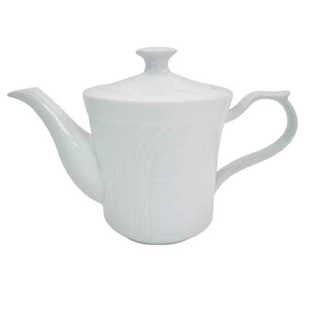 CAC China CRO-TP Corona Teapot 15 Oz. 8-1/2"L X 4"W X 5-1/8"H