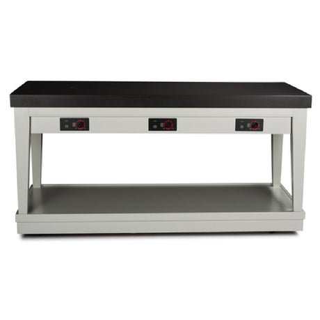 Bon Chef 50701 Suprastone Mobile Hidden Induction Action Table 72"W X 30"D X 36"H