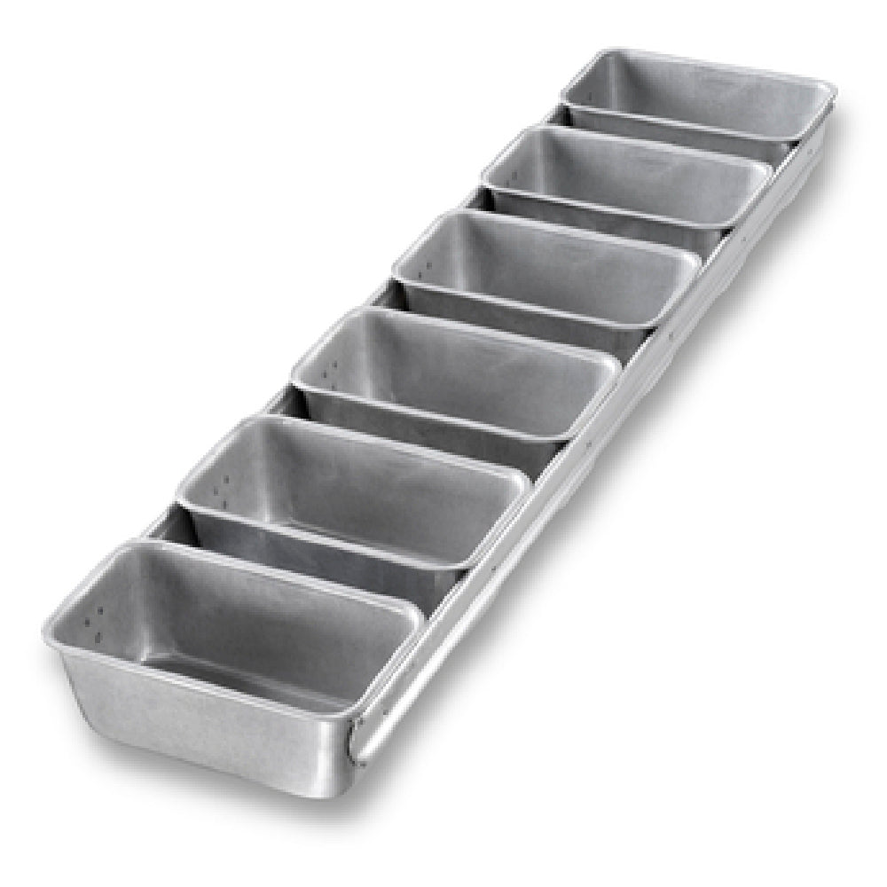 Chicago Metallic 46925 Bread Pan Set 6-pan 6" X 25-7/8" X 2-1/4" Overall