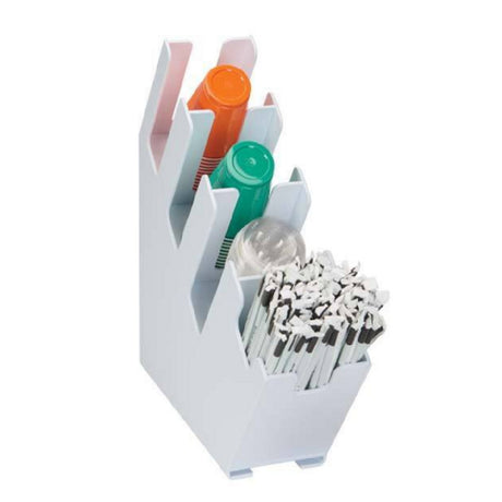 Dispense-Rite LID-4WT-WS - Cup, Lid & Straw Organizer, Four Sections