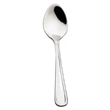 Browne Foodservice 502525 Celine Demitasse Spoon 4-9/10" 18/0 Stainless Steel