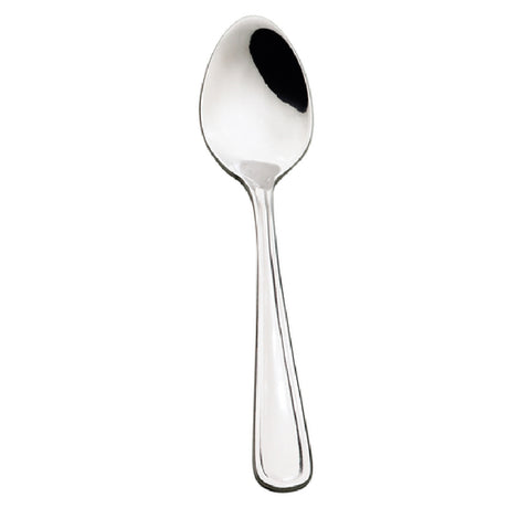 Browne Foodservice 502525 Celine Demitasse Spoon 4-9/10" 18/0 Stainless Steel