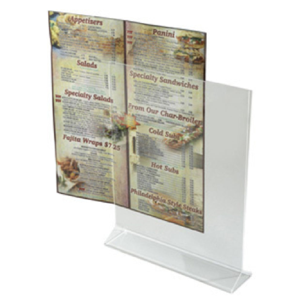 Winco ATCH-811 Card Holder 8" X 11" Acrylic