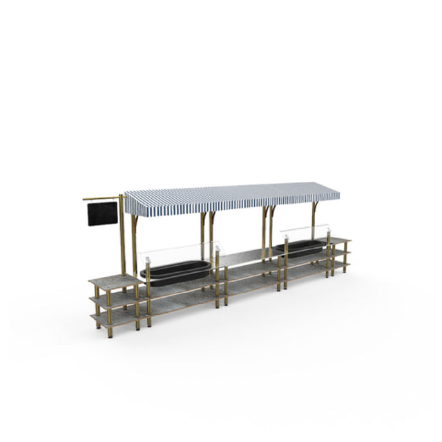 Steelite MGCMLA08GBWF Market Station Mixed Materials (minimum = Case Quantity 1 Per Case) (repack Item)
