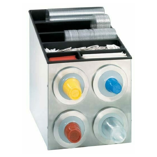 Dispense Rite BFL-L-2X2SS Cup Dispensing Cabinet 22-1/2"H X 16-1/2"W X 22-3/4"D