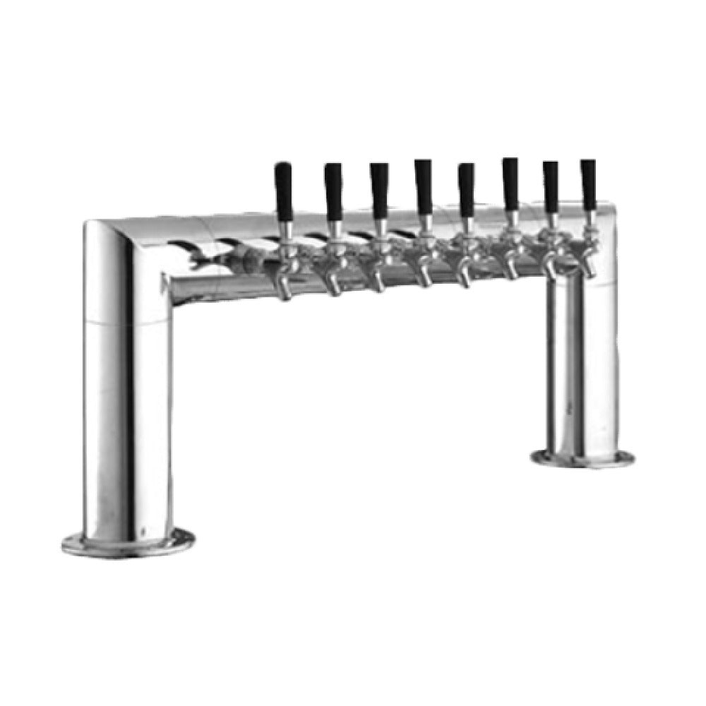 Perlick 4008-8B Pass-Thru Draft Beer Tower Countertop 38"W X 14"H