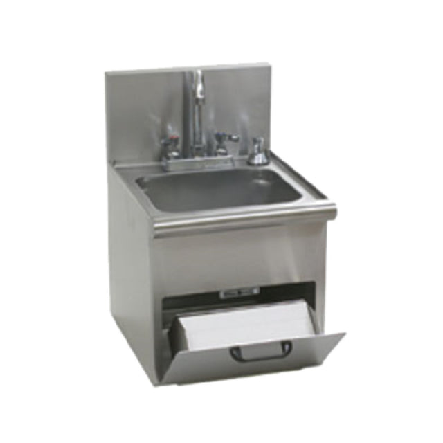 Eagle HWC-E Space Saver Hand Sink 16-9/13" X 14" X 21-7/16"H Type 304 Stainless Steel Welded Construction