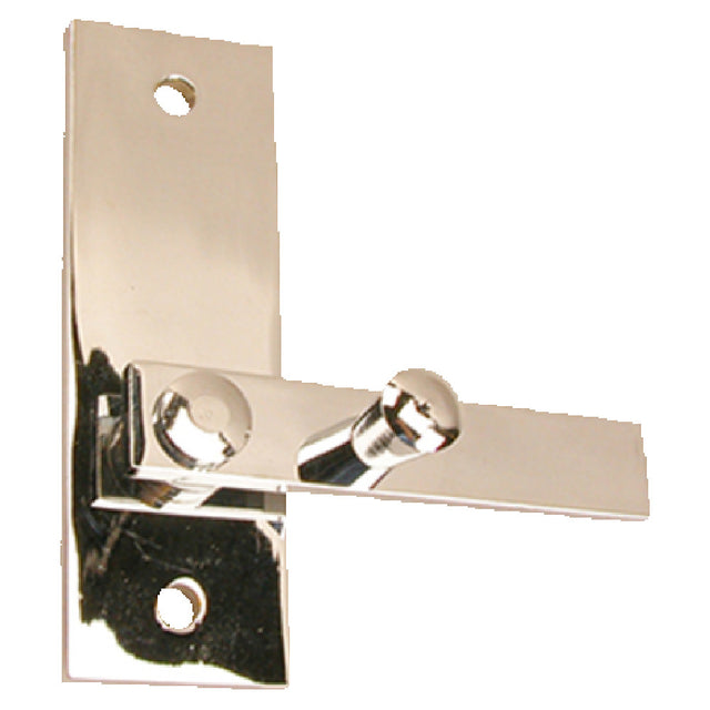 Franklin Machine Products 141-1108 Throw Latch For Stall Doors Chrome-plated Brass