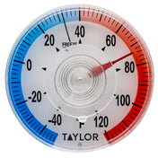 Taylor 5321N Window Thermometer 3-1/2" Dial 40° To 120°F Temperature Range