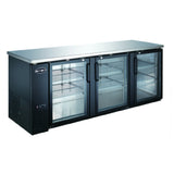 SABA SBB-27-90G Back Bar Cooler Three-section 90-3/8" W