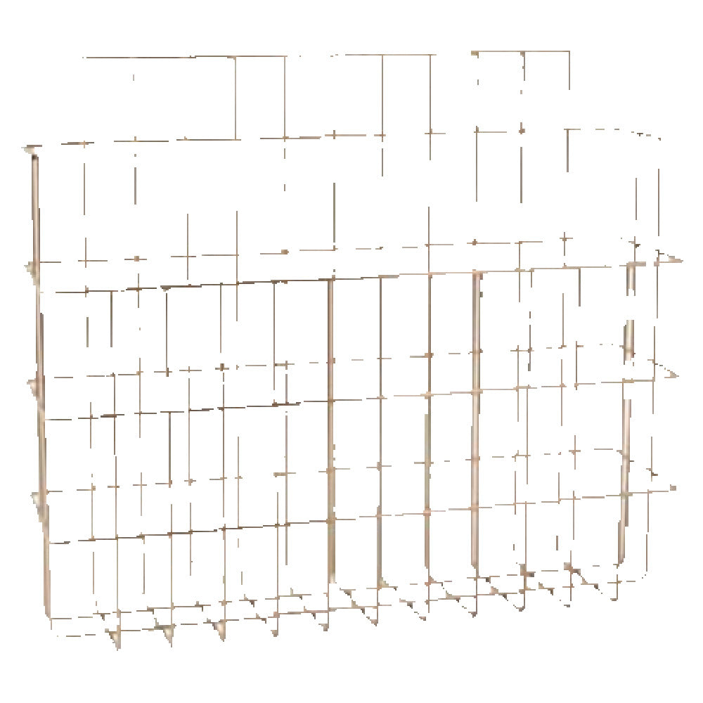 Franklin Machine Products 104-1118 Cup Caddy 19" H X 22"W X 5-1/2"D Includes Mounting Hardware