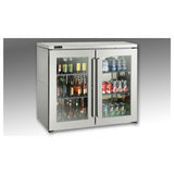 Perlick BBRN40 Narrow Door Refrigerated Back Bar Cabinet Two-section 40"W