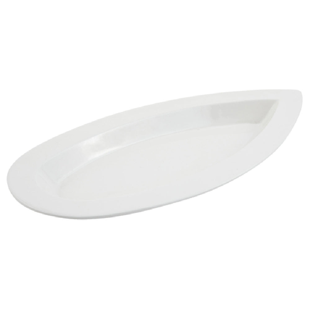 Bon Chef 70072TEAL - Futura2 Platter, 20" L X 10" W X 1-1/2" H, Tear Drop
