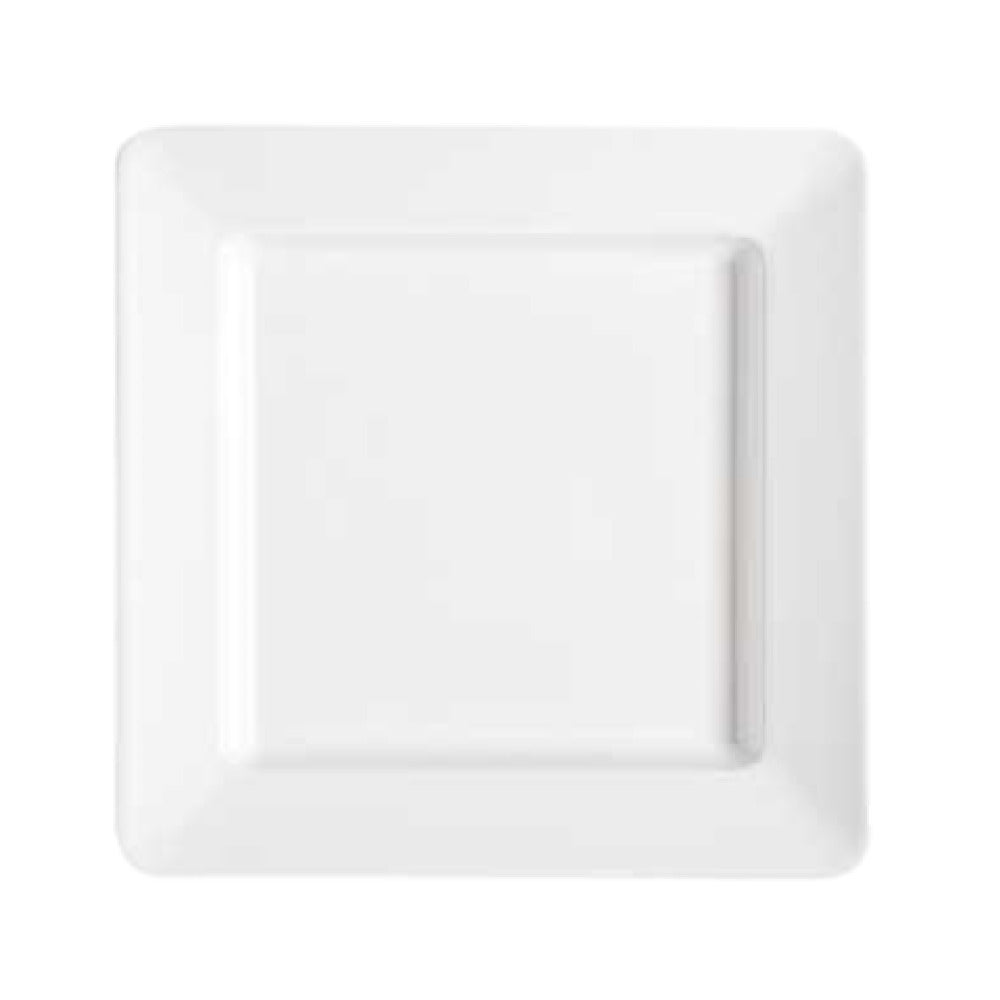 GET Enterprises ML-12-W Milano™ Plate 12" X 12" Square