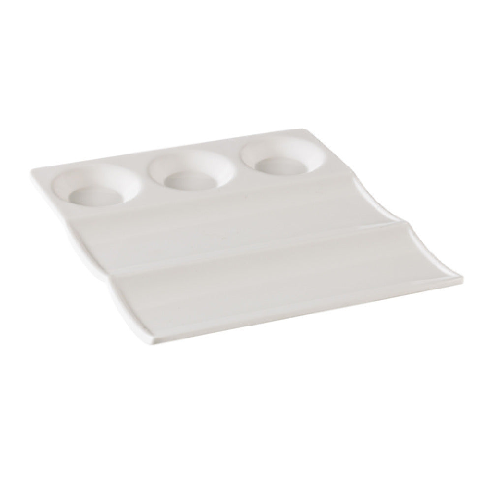Yanco NC-4600 Nu-Classic Compartment Plate 9" X 8" Rectangular