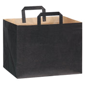 PacknWood 210CABTRN - Takeout Bag, 12.5" X 8.7" X 9.65", Large And Wide