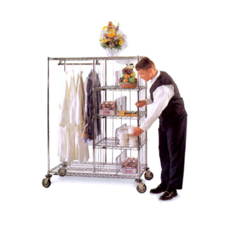 Metro HVDC2448 Valet/Laundry/Delivery Cart Standard 48"W X 24"D