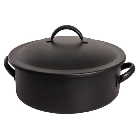 Steelite DW02CWG8BK Round Chafer 2.0 Qt 11.5"W X 9.5"D X 5.75"H
