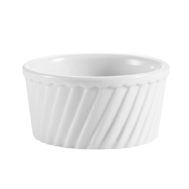 CAC China RKF-6-S RKF Souffle Bowl 6 Oz. 3-1/2" Dia. X 1-3/4"H