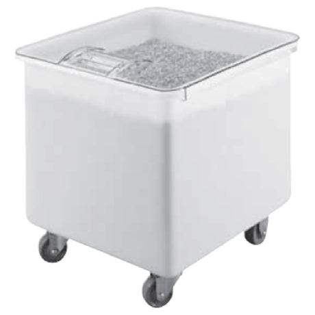 Duke 5027 Ingredient Bin 32 Gallon Capacity Seamless Single Wall White Polyethylene Bin